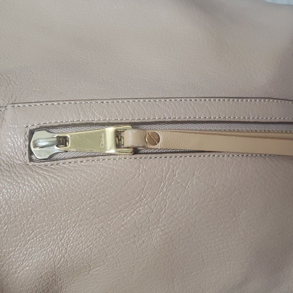 Chloé calf skin tote with zip side pocket Authentic - Picture 9 of 13
